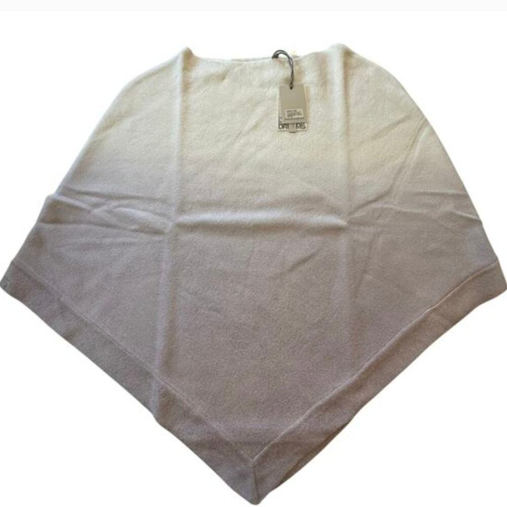 NEW Barefoot Dreams CozyChic Ultra Lite Ombre Poncho Soft Violet White Wrap OS - Picture 2 of 9